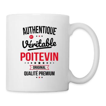 Authentique et véritable Poitevin - Original - Mug blanc - blanc - Droite