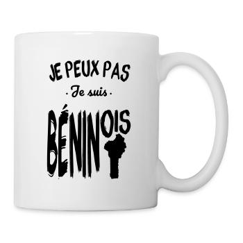 Je peux pas je suis Béninois - Mug blanc - blanc - Droite