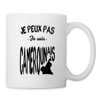 Je peux pas je suis Camerounais - Mug blanc - blanc - Droite