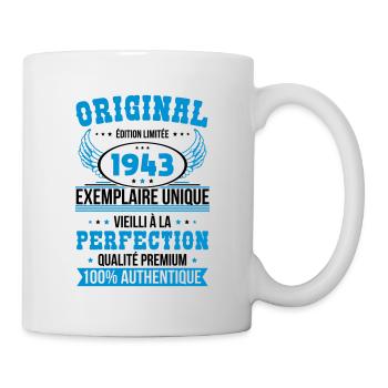 Anniversaire 81 ans - Original - 1943 - Mug blanc - blanc - Droite