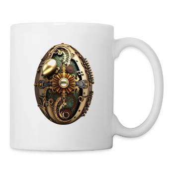 Steampunk Easter Egg - Mug - white - Right