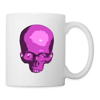 Purple Skull - Tasse - Weiß - Rechts