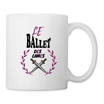 Quand l' escrime devient une danse - Mug blanc - blanc - Droite