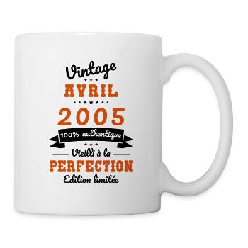20 Years Anniversary - Vintage - April 2005 - Mug - white - Right