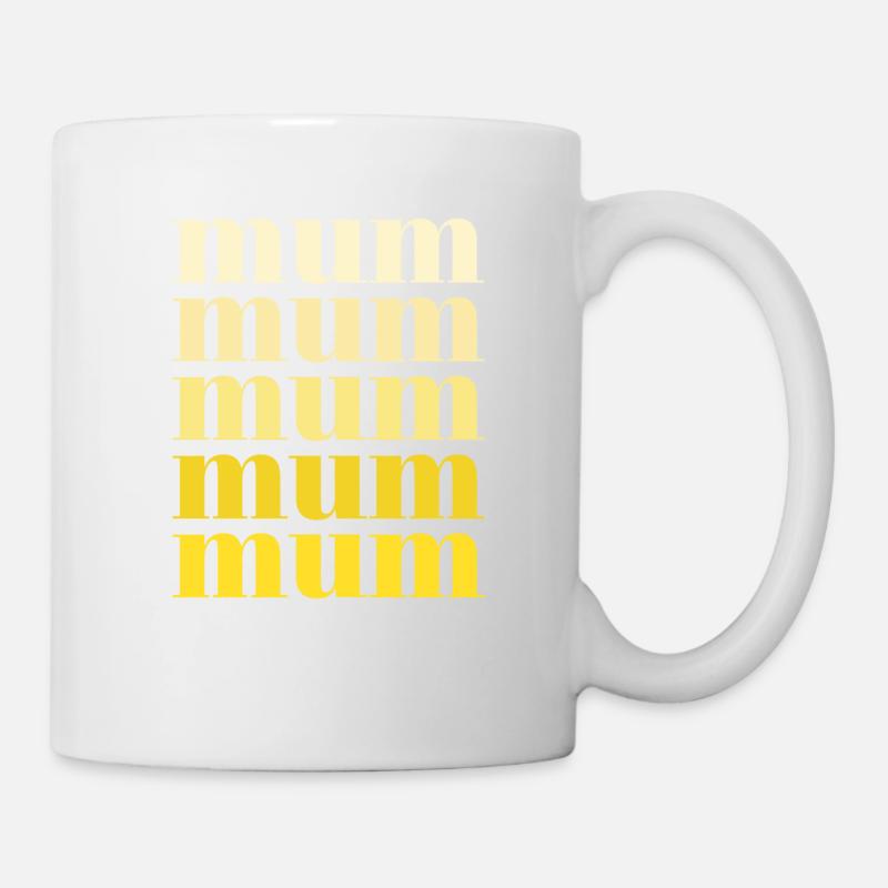 maman jaune - Mug blanc - blanc