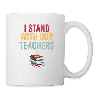 Book Banning women Teachers Stand Against - Tasse - Weiß - Rechts