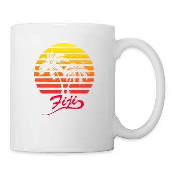 Fidschi - Tasse - Weiß - Rechts