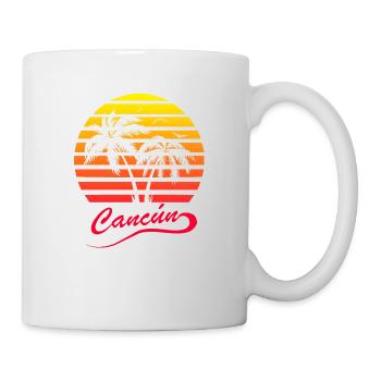 Cancun - Tasse - Weiß - Rechts