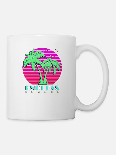 Endloser Sommer - Tasse - Weiß