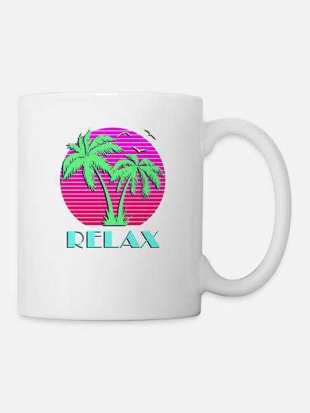 Entspannen - Tasse - Weiß