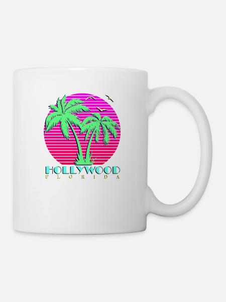 Hollywood Florida - Tasse - Weiß