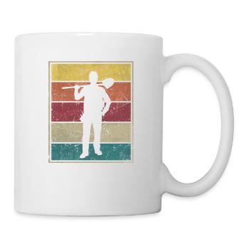 Pala de Trabajador de la Construcción - Mug blanc - blanc - Droite