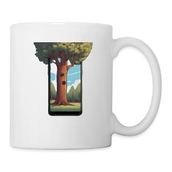 The Smartphone Tree - The environment in your phone! - Mug - white - Right