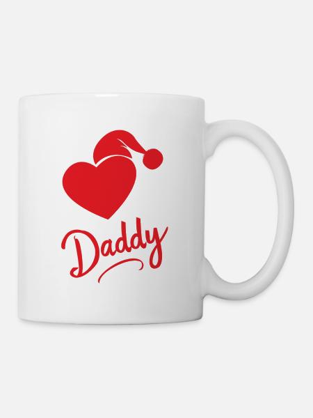 "Holiday Heartbeat" - Tasse - Weiß
