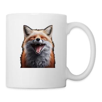 Lachender Fuchs 2 - Tasse - Weiß - Rechts