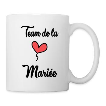 BRAUT-TEAM - Tasse - Weiß - Rechts