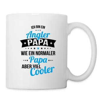 Angler dad like a normal dad but much cooler - Mug - white - Right