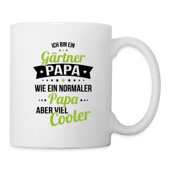 Gardener dad like a normal dad much cooler - Mug - white - Right