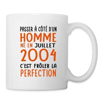 Anniversaire 20 ans - Né en Juillet 2004 - Mug blanc - blanc - Droite