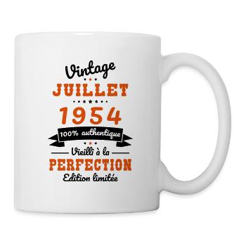 70th Anniversary - Vintage - July 1954 - Mug - white - Right