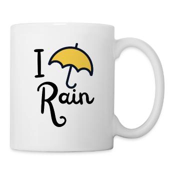 I Love Rain - Mug - white - Right