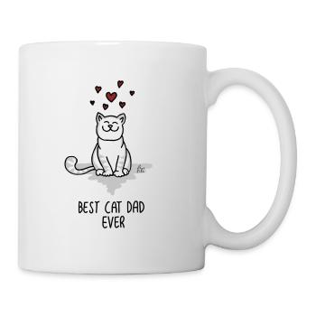 Best Cat Dad ever - for the best cat dad - Mug - white - Right