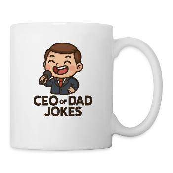 PDG de Dad Jokes - Mug blanc - blanc - Droite