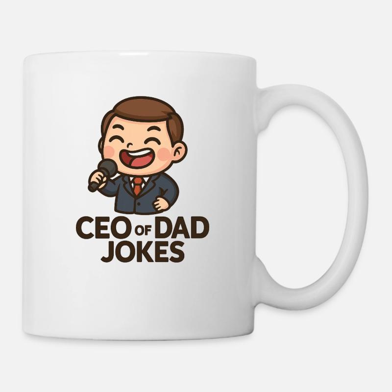 CEO of Dad Jokes - Mug - white