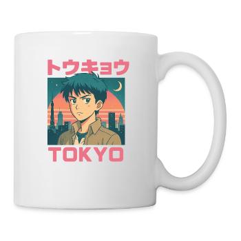 Tokyo Boy – Manga-Stil - Tasse - Weiß - Rechts