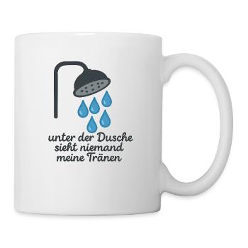 Tränen - Tasse - Weiß - Rechts