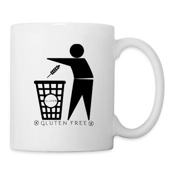 Gluten container (black) - Mug - white - Right