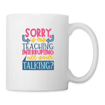 Teacher Professeur Funny Quote - Mug blanc - blanc - Droite