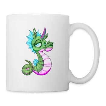 Cute Seahorse Unicorn Seahorse Gift Idea - Mug - white - Right