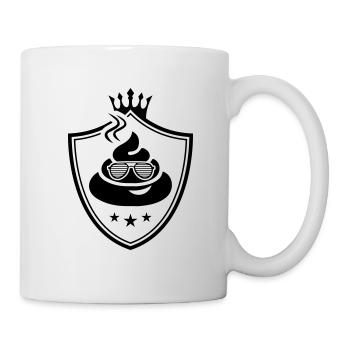 shit logo - Tasse - Weiß - Rechts