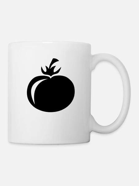 Tomate - Tasse - Weiß