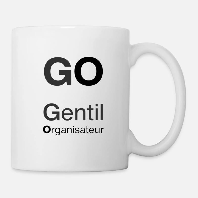 GO - Nice organizer - Mug - white