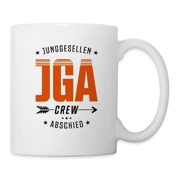 jga crew junggesellen - Tasse - Weiß - Rechts