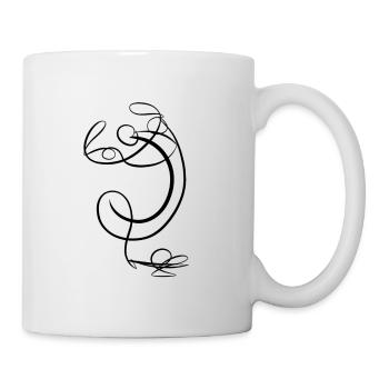 The genie comes out of the magic lamp - Mug - white - Right