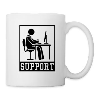 working office support advisor - Mug - white - Right