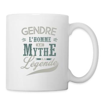 gendre l' homme le mythe la légende cadeau gendre - Mug blanc - blanc - Droite