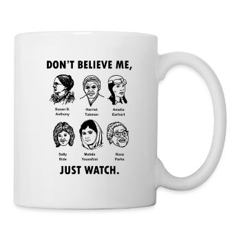 il suffit de regarder Quote Graphic Bestsellers - Mug blanc - blanc - Droite
