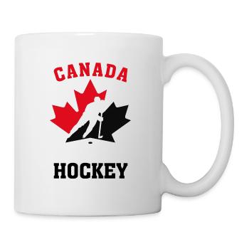 Canada hockey UdSSR Geschenk Sowjetunion Russland - Tasse - Weiß - Rechts