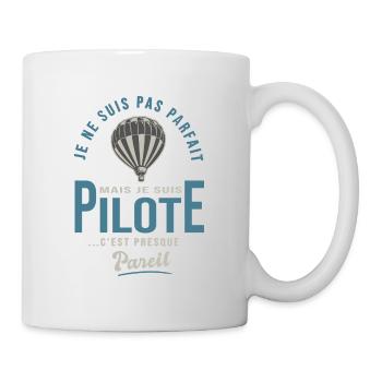 parfait pilote Mongolfière Cadeau humour - Mug blanc - blanc - Droite