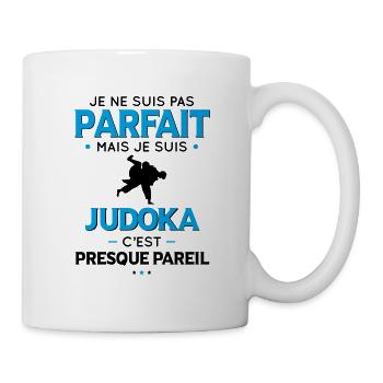 Je ne suis pas parfait mais je suis judoka - Mug blanc - blanc - Droite