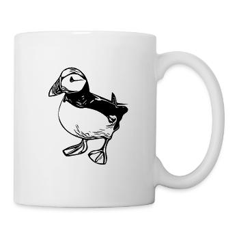 Macareux millésimés - Mug blanc - blanc - Droite