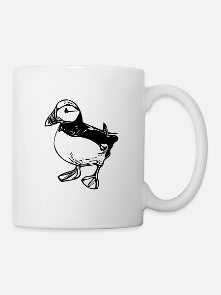 Macareux millésimés - Mug blanc - blanc