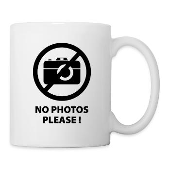 No Photos Please - Mug - white - Right
