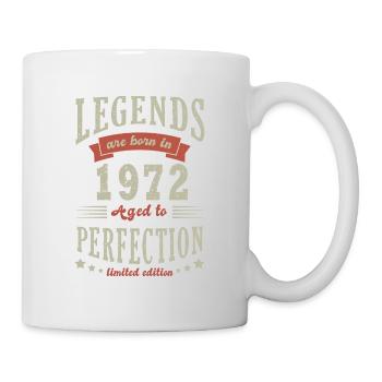 legend born in 1972 Birthday gift 51 years - Mug - white - Right