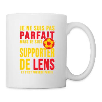 supporter football Lens Humour foot Club lensois - Mug blanc - blanc - Droite