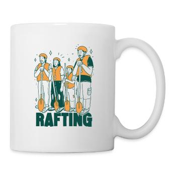 Tenue d’équipe de rafting pour les équipes de navigation de plaisance en montagne - Mug blanc - blanc - Droite